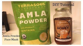 DIY Amla Powder Face Mask [upl. by Hardan]