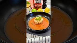 UN RIQUÍSIMO GAZPACHO CON GAMBONES Y AGUACATE😋🔝 Súper original👍🏻 youtubeshorts shorts [upl. by Harret]