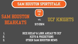 Sam Houston Football vs UCF Preview [upl. by Ilarin753]