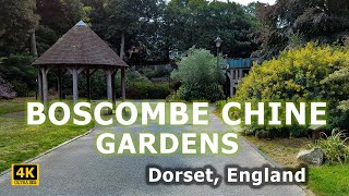 BOSCOMBE GARDENS  BOURNEMOUTH  4K  Dorset England [upl. by Alburg]