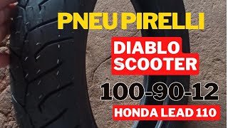 Pneu Pirelli Diablo Scooter 1009012 Honda Lead [upl. by Raffarty]