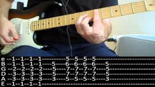 RHCP  Scar Tissue Guitar lesson with TAB [upl. by Gary]