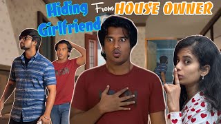 Hiding girlfriend from house owner 😝 naveenricky [upl. by Hebbe]