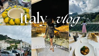 Italy Vlog  I turned 30 in Italy  Exploring Salerno amp Amalfi  Birthday Dinner [upl. by Ilenna472]