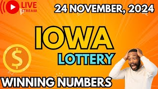 Iowa Midday Lottery Results For  24 Nov 2024  Pick 3  Pick 4  Powerball  Mega Millions [upl. by Dell]