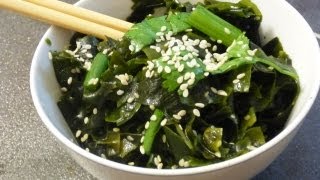 Wakame Seaweed Salad Recipe  Video 6 out of 31 [upl. by Balliett]