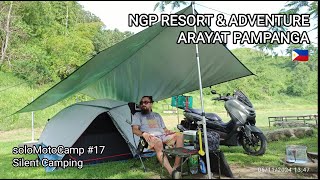 soloMotoCamp 17 NGP RESORT amp ADVENTURE ARAYAT PAMPANGA  SiLENT CAMPING BEEF SALPiCAO [upl. by Adaval972]