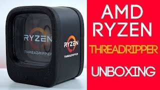 AMD RYZEN Threadripper 1950X Unboxing [upl. by Eirrotal]