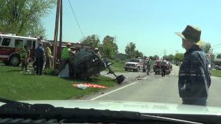 VEHICLE ACCIDENT WITH EXTRICATION PART 1 4302013 [upl. by Calderon]