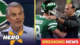 THE HERD  Colin Cowherd reacts to Jets Part Ways with Robert Saleh A Surprising Turn of Events [upl. by Airdnna]