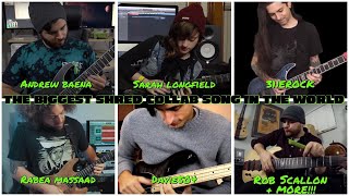 the biggest shred collab song in the world [upl. by Doty]