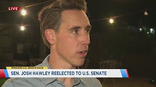 Josh Hawley speaks with FOX 2 after projected US Senate win [upl. by Jacquenette]