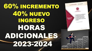 Acuerdo y criterios para el proceso de promoción por horas adicionales 20232024 [upl. by Laersi]