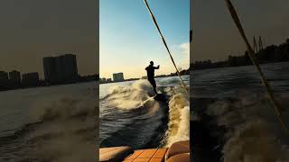 wakesurf wakesurfing wakesurfinglife watersport wakesurfers wake [upl. by Stalker]