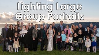 How to Light LARGE Group Portraits [upl. by Shantha]