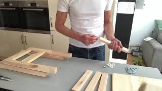 IKEA oddvar stool assembly in less than a minute [upl. by Anamuj]