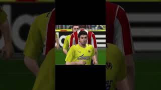 GOLAÇO AÇO AÇO DE SANTI CAZORLA villarreal pesps2 pes ps2 winningeleven efootball sport [upl. by Cynthla]