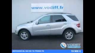 VODIFF  MERCEDES OCCASION ALSACE  MERCEDES ML 320 CDI 7GTRONIC PA [upl. by Lewison]