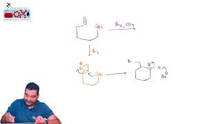 Lecture16 Halohydrin reaction or Addition of halogen in aqueous med Alkene amp Alkyne JEE amp NEET [upl. by Romeo]