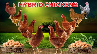 Top 10 Hybrid Chicken Breeds for Free Range Farming Producing Brown Eggs  Layer Chicken [upl. by Enamrahs17]