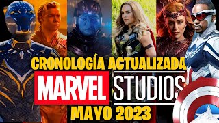 CRONOLOGÍA MARVEL STUDIOS 🚨ACTUALIZADO MAYO 2023🚨ORDEN CORRECTO de las SERIES y PELÍCULAS del UCM 🤯🔥 [upl. by Nagud]