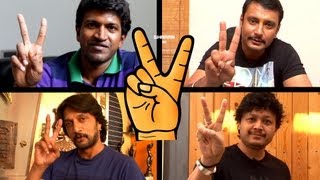 VICTORY  Khali Quater Stars Special Full HD Kannada Song  DARSHAN  PUNEETH  SUDEEP  GANESH [upl. by Nike]