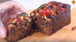 Best Ever CHRISTMAS FRUIT CAKE Recipe  Mortar and Pastry [upl. by Llezniuq804]