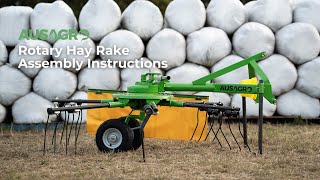 How to Assemble the Aus Agro Rotary Hay Rake Stepbystep Guide [upl. by Ardnoet]