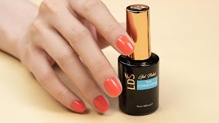 How to Apply LDS Gel Base Coat Gel Top Coat amp Gel Strengthener Shorts [upl. by Hayward]