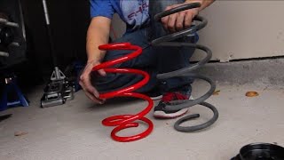 2015 Mustang GT Lowering Springs Install [upl. by Crean]