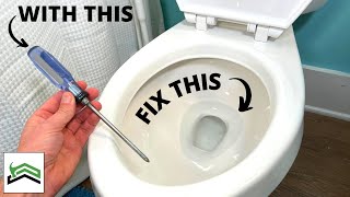 Easy Fix For Low Toilet Water level [upl. by Byrdie236]