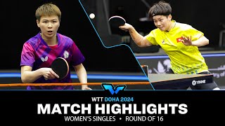 Doo Hoi Kem vs Chen SzuYu  WS R16  WTT Contender Doha 2024 [upl. by Tteve]