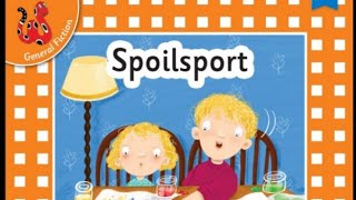 Kids read aloud story by book reading Spoilsport by Jolly Phonics [upl. by Noeled]