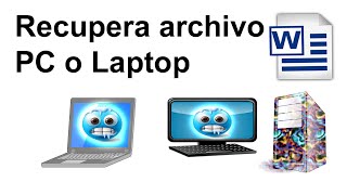 Cómo RECUPERAR un archivo WORD si tu PC o Portátil se Congela [upl. by Oicnedif]