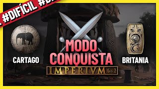 Lo DOMINAMOS todo🔥  Cómo GANAR un modo CONQUISTA  CARTAGO VS BRITANIA⚔️  IMPERIUM 3 [upl. by Urania]