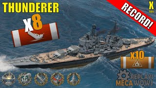 Thunderer 8 Kills amp 269k Damage  World of Warships Gameplay [upl. by Niatsirhc686]