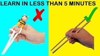 How To Use Chopsticks Immediately  Easily Explained [upl. by Enyawal]