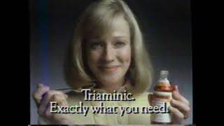 1985 Triaminic Cold Syrup quotExactly what you neededquot TV Commercials [upl. by Barabbas850]