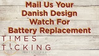 Danish Design Watch Battery Replacement [upl. by Mixam]