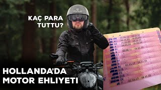 Motor Ehliyeti Aldım  Hollanda’da Motor Ehliyeti Nasıl Alınır Siz Bu Hatayı Yapmayın [upl. by Llenreb540]