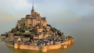 INSIDE MONT SAINT MICHEL Medieval Village Normandy France [upl. by Imorej435]