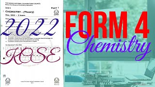 Form 4 Chemistry  K C S E 2022 Paper 1 [upl. by Oirram]