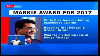 Bidco DirChris Diaz becomes the first Kenyan to win Markie Award [upl. by Aiouqes]