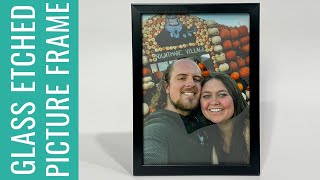 How to Glass Etch a Picture Frame [upl. by Onateag]