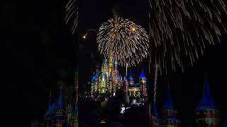 Magic Kingdom fireworks show 2024 Disney World Orlando [upl. by Nitsur264]