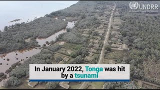 Tsunami in Tonga 2022 [upl. by Fanestil847]