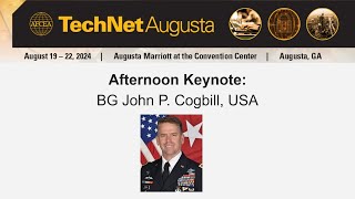 Afternoon Keynote Brig Gen John P Cogbill [upl. by Carin]