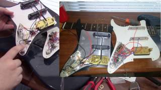 How hard is it to Install Prewired Loaded Pick Guard from Guitar Fetish for A Strat [upl. by Judenberg715]