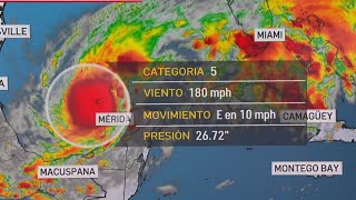 Huracán Milton se intensifica y es catalogado como quothistóricoquot mientras se dirige a Florida [upl. by Acnaiv84]