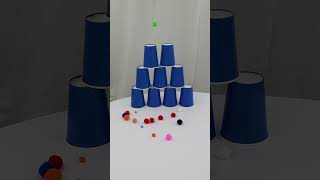 DIY Pom Pom Cannon Trick Shot [upl. by Cooperstein]